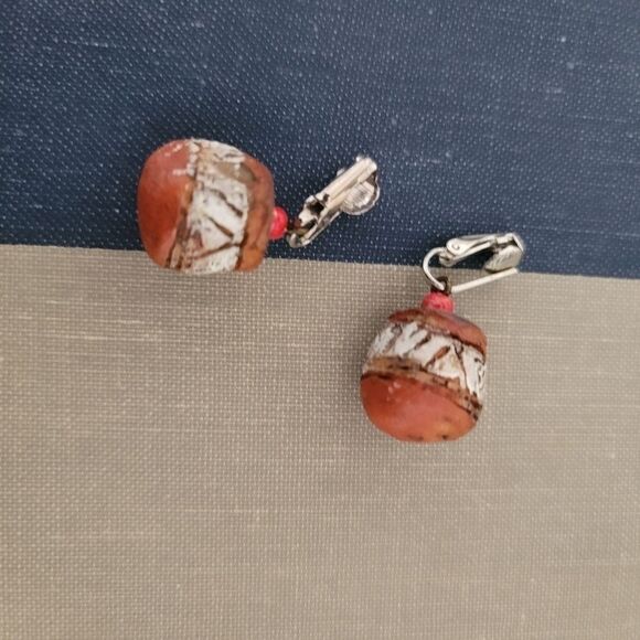 Tribal Ethnic Pueblo earrings Santa fe New Mexico - Picture 4 of 4